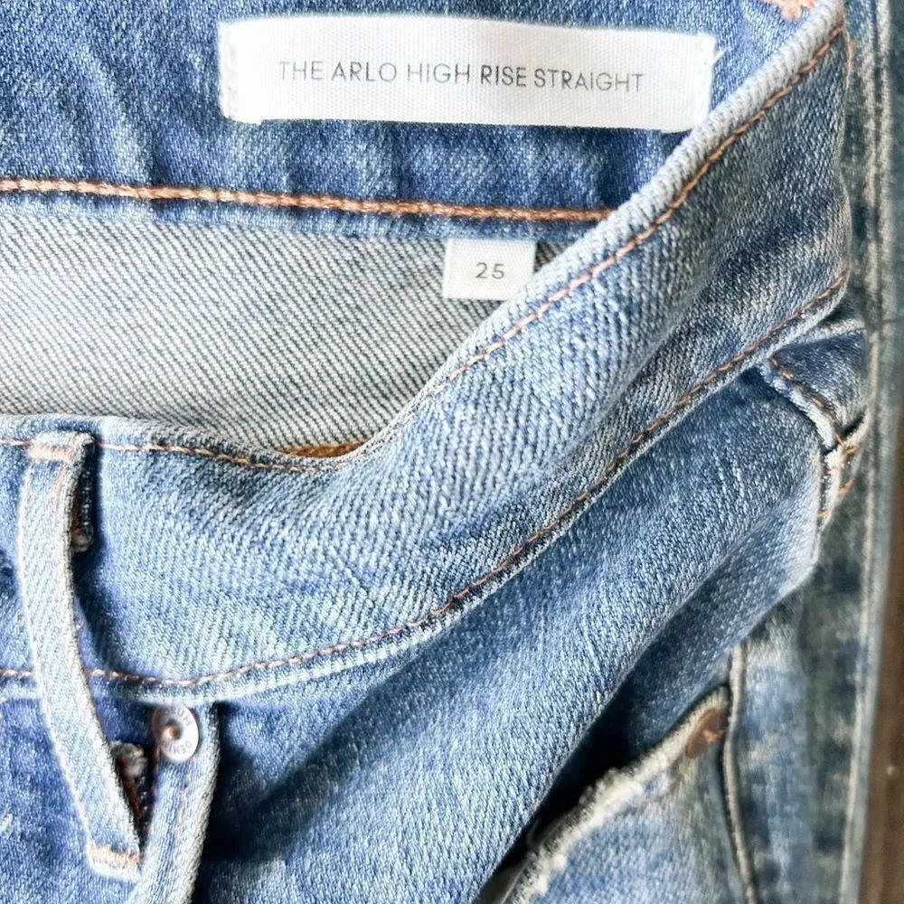 Denim Forum The Arlo High Rise Straight - Picture 10 of 10